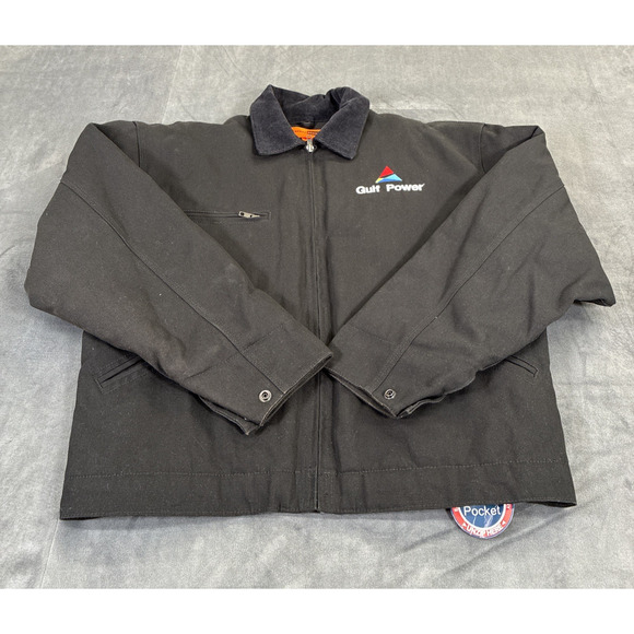 CornerStone Port Authority DETRIOT STYLE Zip Jacket Men's Med Embroidered Logo